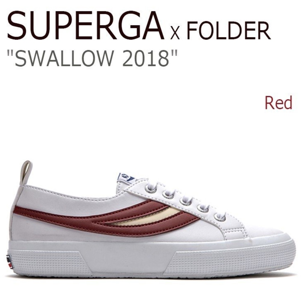 Superga x Folder South Korea Limited Edition “Swallow 2018” Sneaker in Red